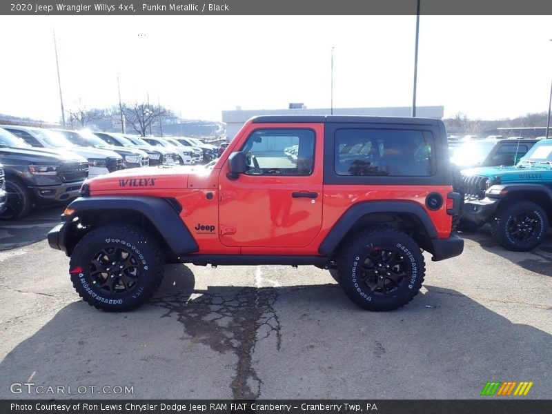  2020 Wrangler Willys 4x4 Punkn Metallic