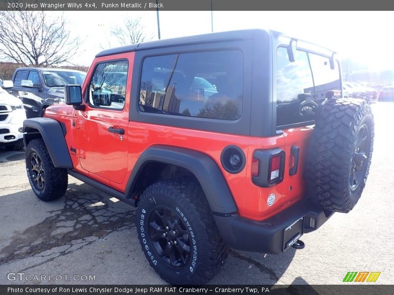 Punkn Metallic / Black 2020 Jeep Wrangler Willys 4x4