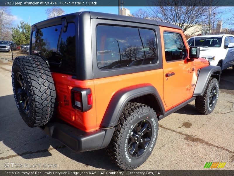 Punkn Metallic / Black 2020 Jeep Wrangler Willys 4x4