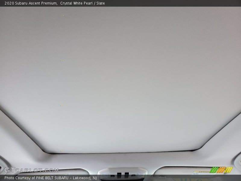 Crystal White Pearl / Slate 2020 Subaru Ascent Premium