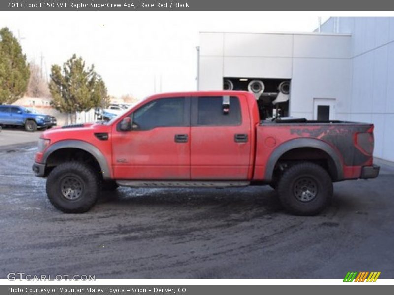 Race Red / Black 2013 Ford F150 SVT Raptor SuperCrew 4x4