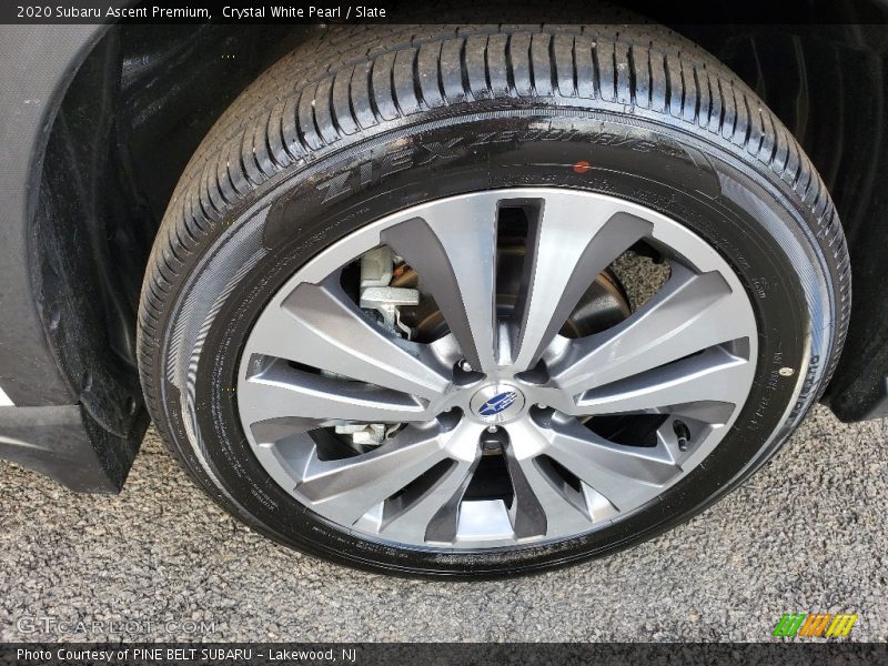 Crystal White Pearl / Slate 2020 Subaru Ascent Premium