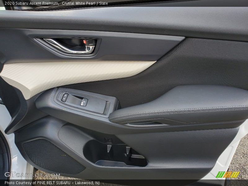 Crystal White Pearl / Slate 2020 Subaru Ascent Premium