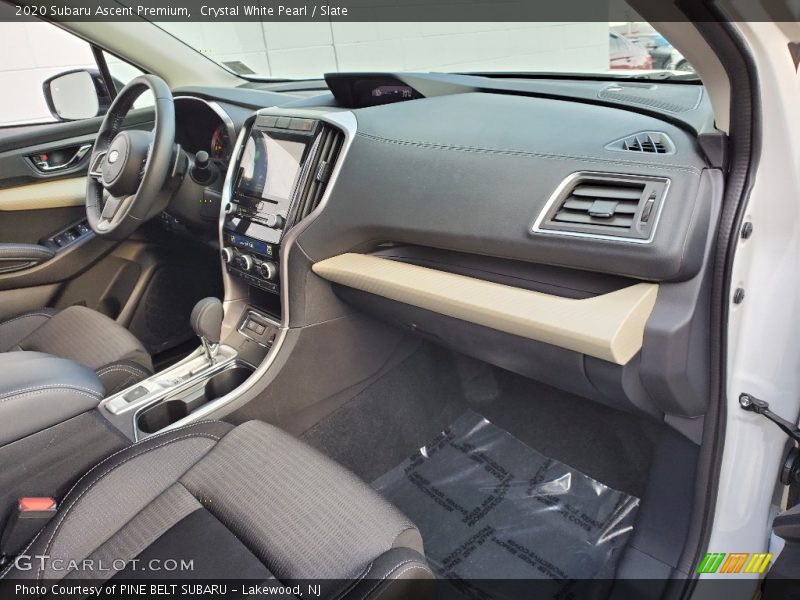 Crystal White Pearl / Slate 2020 Subaru Ascent Premium