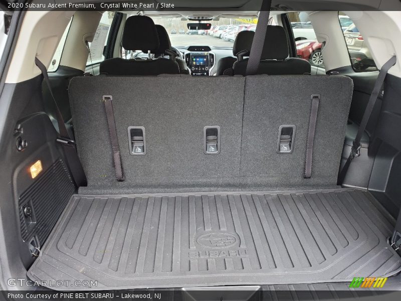Crystal White Pearl / Slate 2020 Subaru Ascent Premium