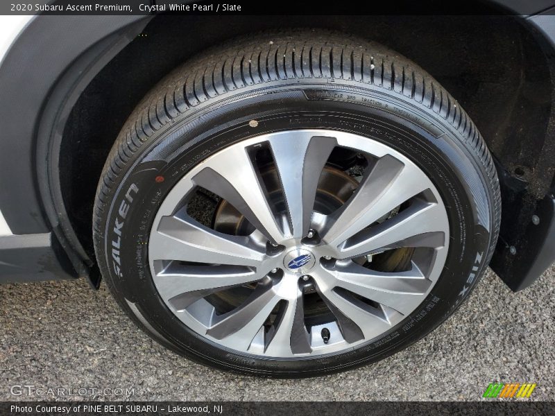 Crystal White Pearl / Slate 2020 Subaru Ascent Premium