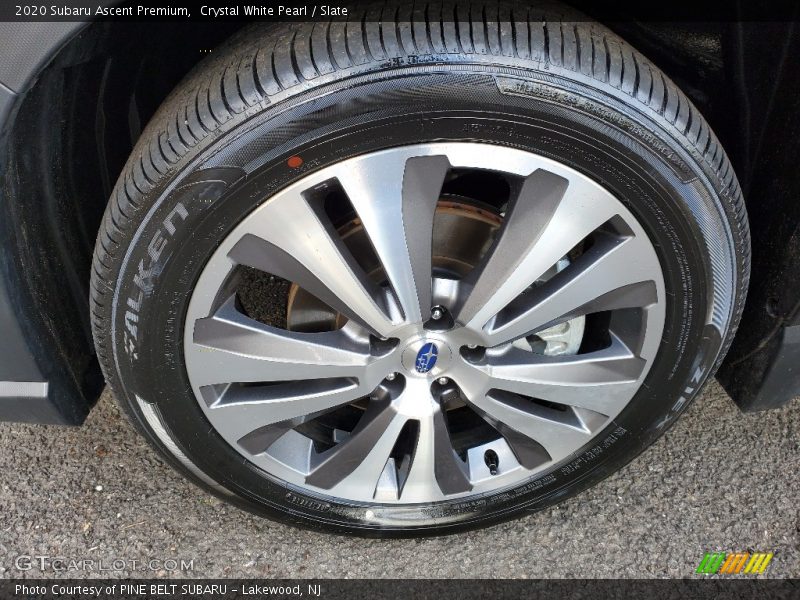 Crystal White Pearl / Slate 2020 Subaru Ascent Premium