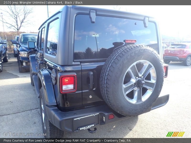 Black / Black 2020 Jeep Wrangler Unlimited Sahara 4x4