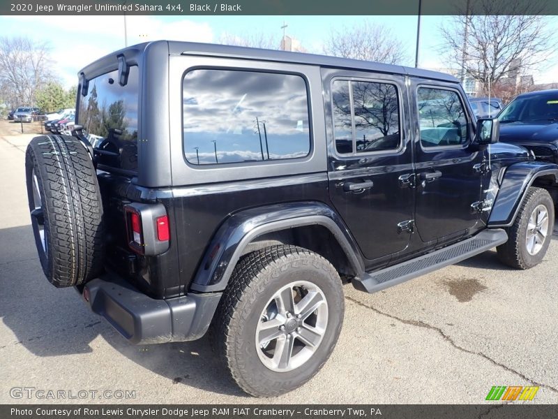 Black / Black 2020 Jeep Wrangler Unlimited Sahara 4x4