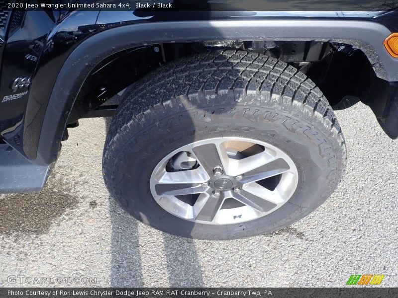 Black / Black 2020 Jeep Wrangler Unlimited Sahara 4x4
