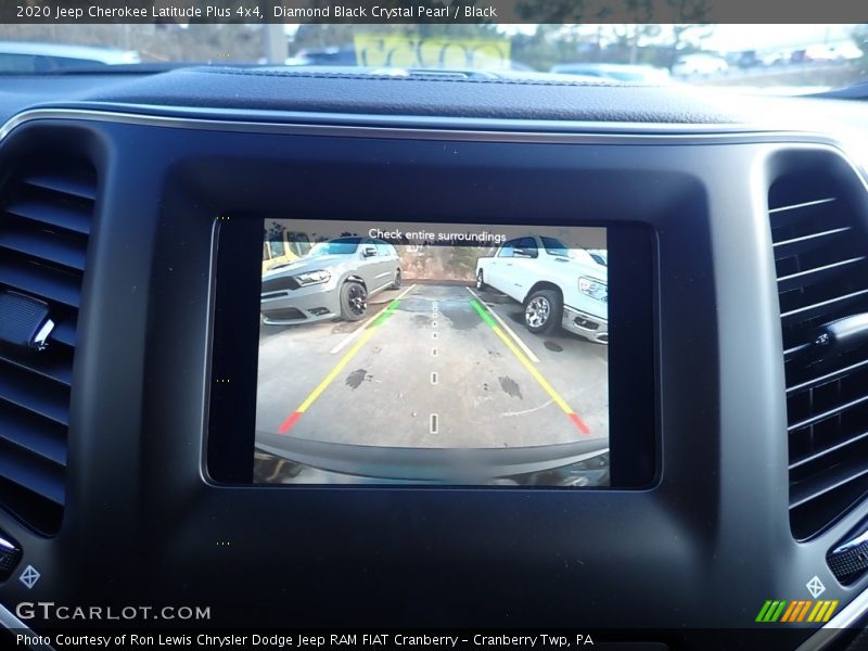 Diamond Black Crystal Pearl / Black 2020 Jeep Cherokee Latitude Plus 4x4