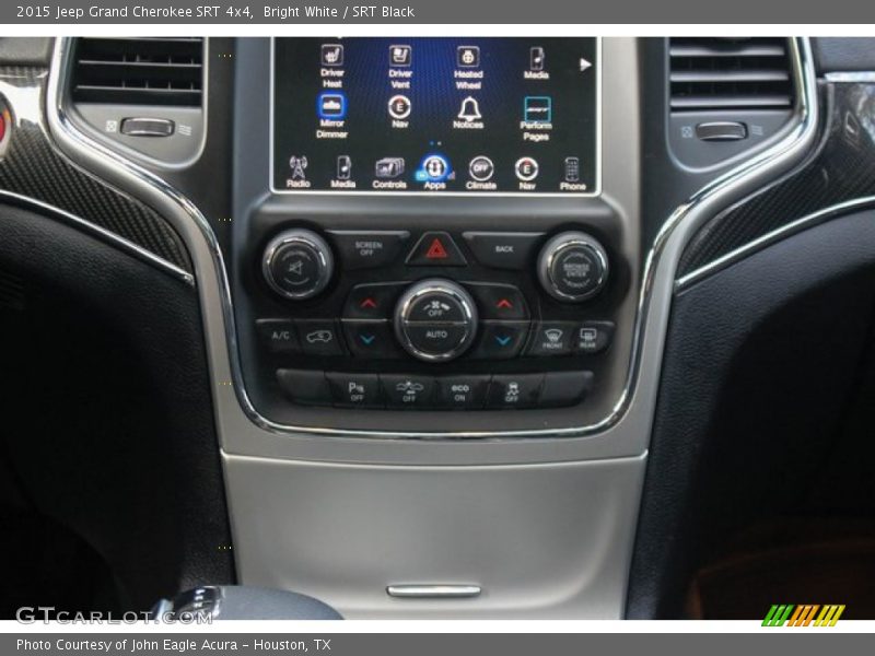 Controls of 2015 Grand Cherokee SRT 4x4
