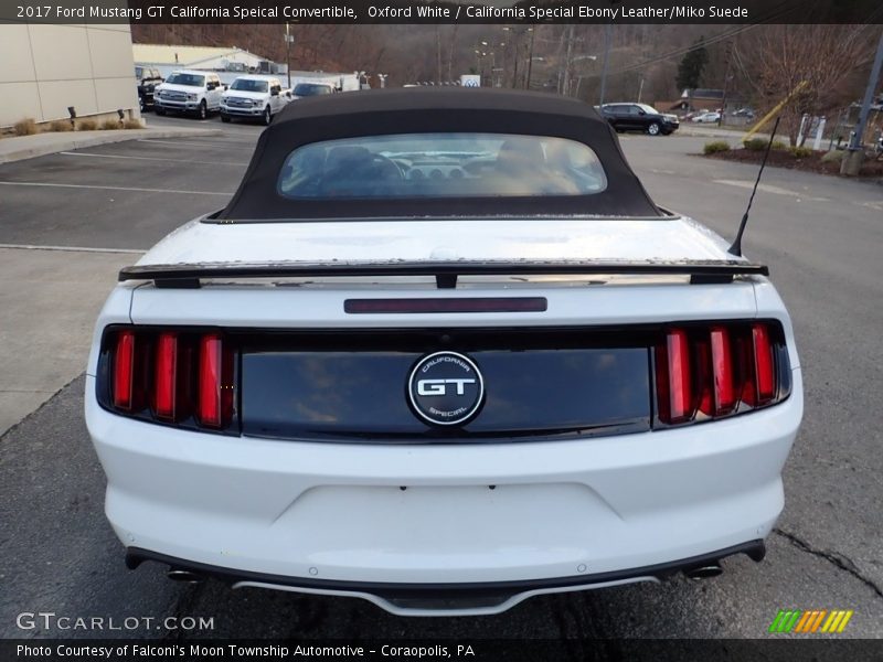 Oxford White / California Special Ebony Leather/Miko Suede 2017 Ford Mustang GT California Speical Convertible