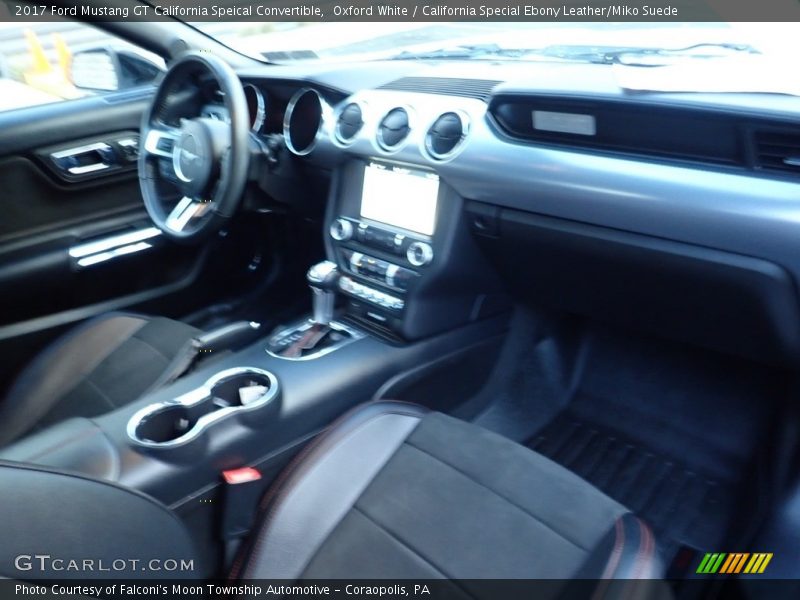 Oxford White / California Special Ebony Leather/Miko Suede 2017 Ford Mustang GT California Speical Convertible