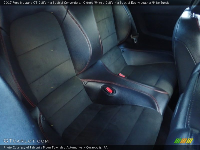 Oxford White / California Special Ebony Leather/Miko Suede 2017 Ford Mustang GT California Speical Convertible