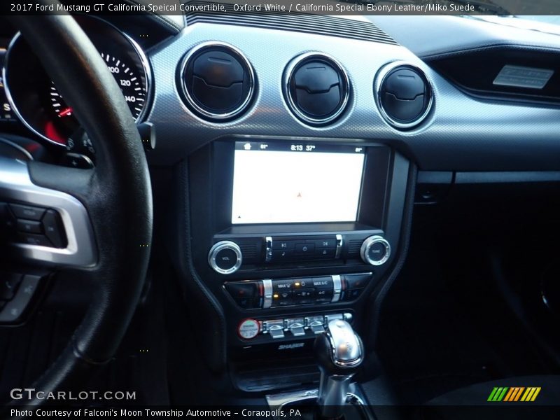 Oxford White / California Special Ebony Leather/Miko Suede 2017 Ford Mustang GT California Speical Convertible
