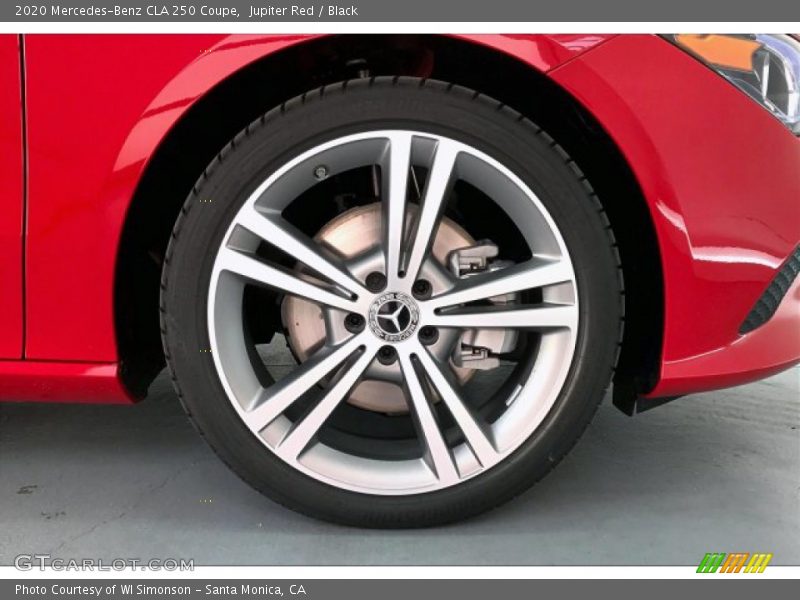 Jupiter Red / Black 2020 Mercedes-Benz CLA 250 Coupe