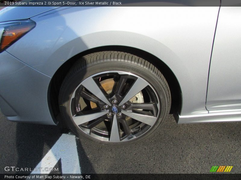 Ice Silver Metallic / Black 2019 Subaru Impreza 2.0i Sport 5-Door