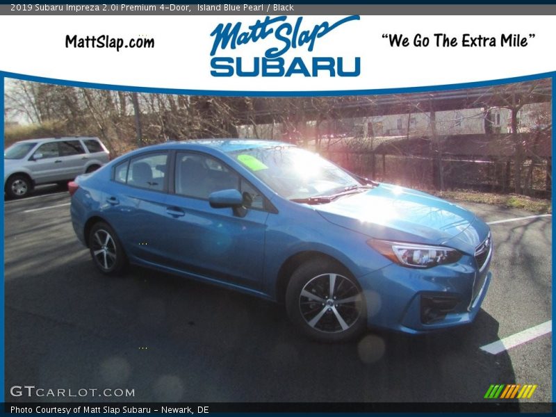 Island Blue Pearl / Black 2019 Subaru Impreza 2.0i Premium 4-Door
