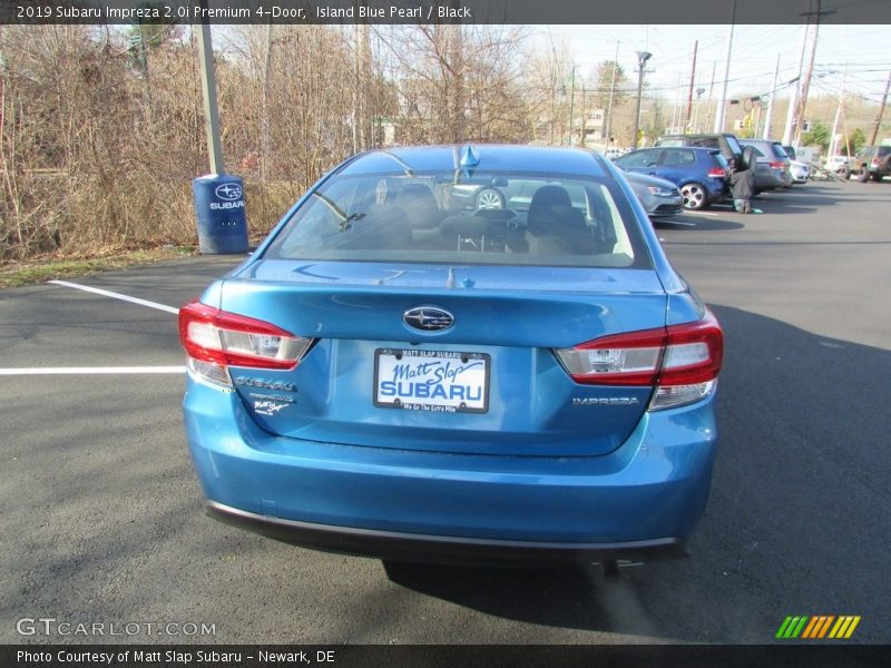 Island Blue Pearl / Black 2019 Subaru Impreza 2.0i Premium 4-Door