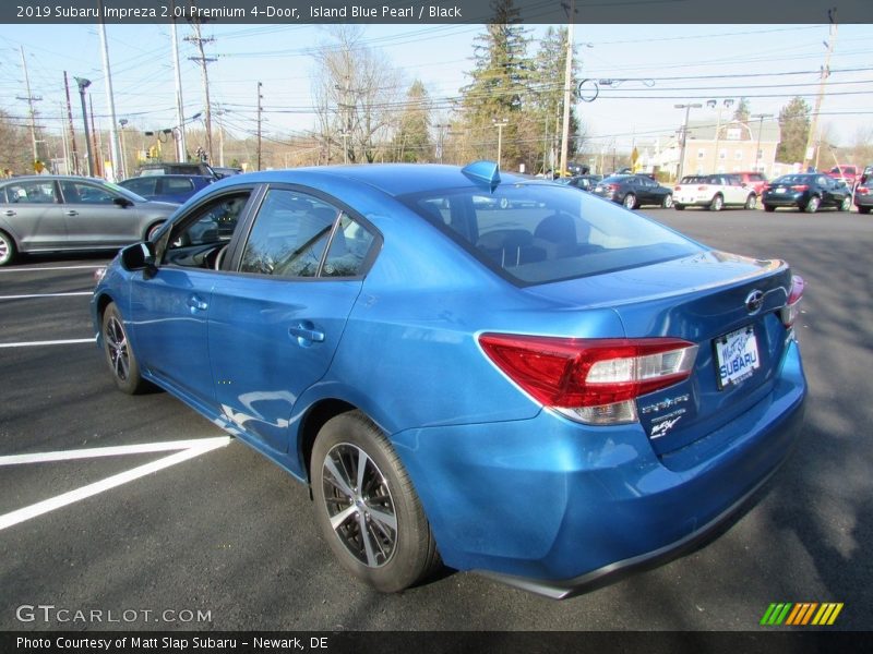 Island Blue Pearl / Black 2019 Subaru Impreza 2.0i Premium 4-Door