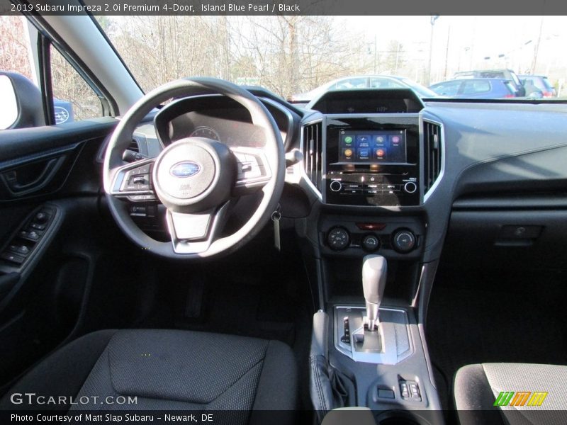 Island Blue Pearl / Black 2019 Subaru Impreza 2.0i Premium 4-Door