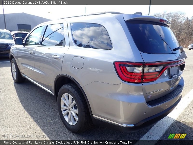 Billet / Black 2020 Dodge Durango SXT AWD