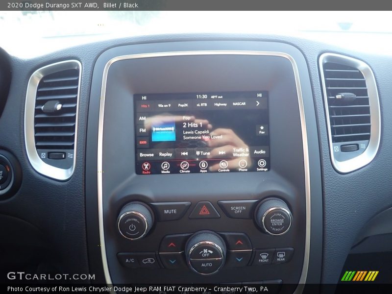 Billet / Black 2020 Dodge Durango SXT AWD