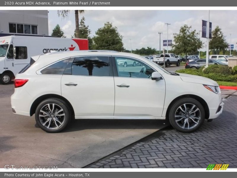 Platinum White Pearl / Parchment 2020 Acura MDX Advance