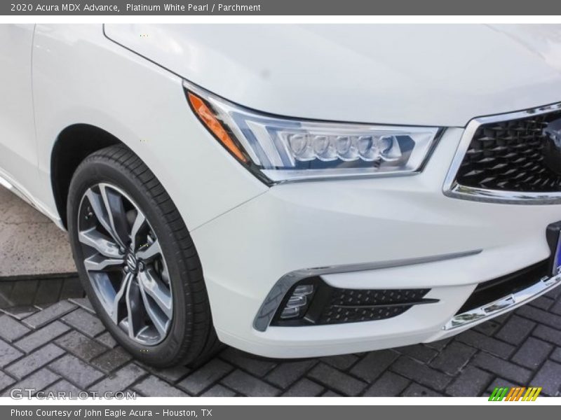 Platinum White Pearl / Parchment 2020 Acura MDX Advance