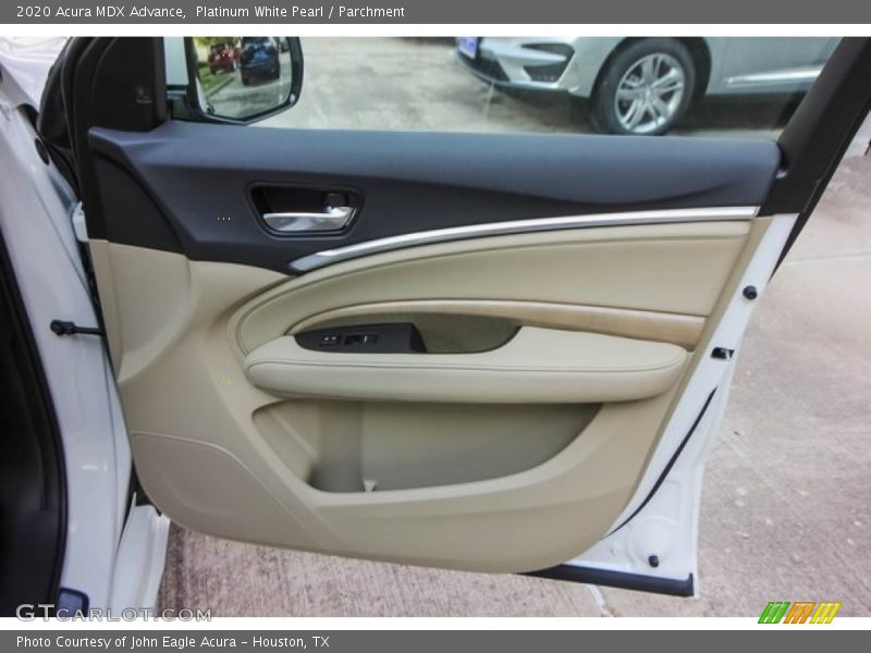 Platinum White Pearl / Parchment 2020 Acura MDX Advance