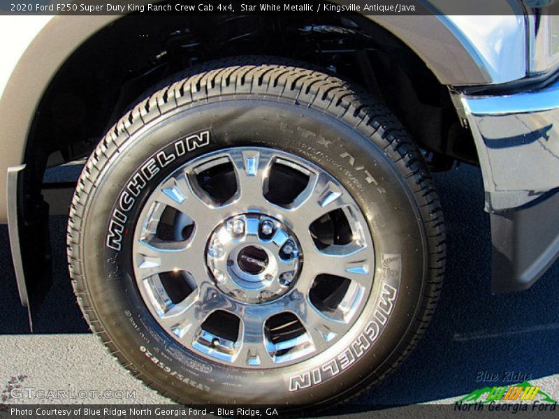 Star White Metallic / Kingsville Antique/Java 2020 Ford F250 Super Duty King Ranch Crew Cab 4x4