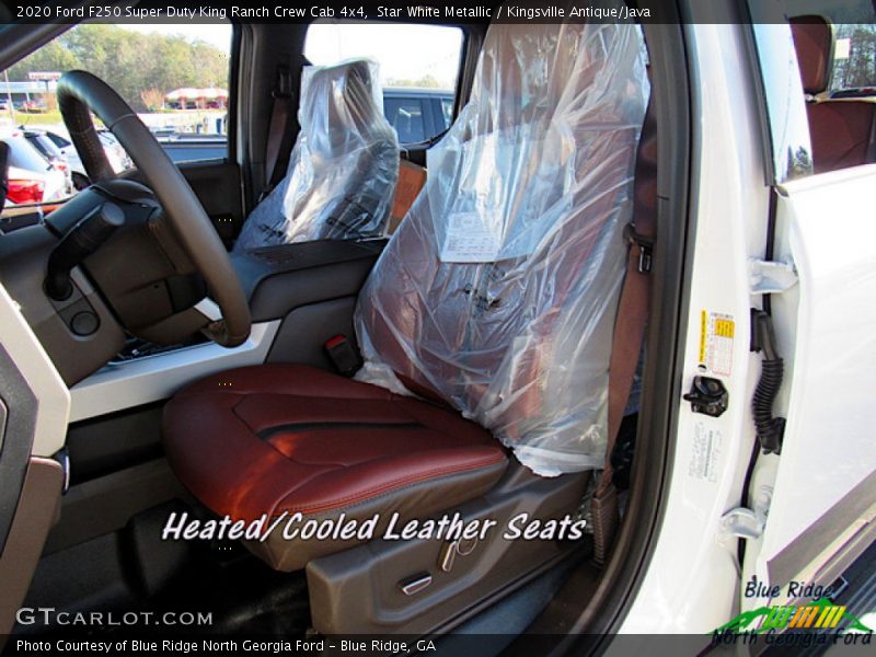 Star White Metallic / Kingsville Antique/Java 2020 Ford F250 Super Duty King Ranch Crew Cab 4x4