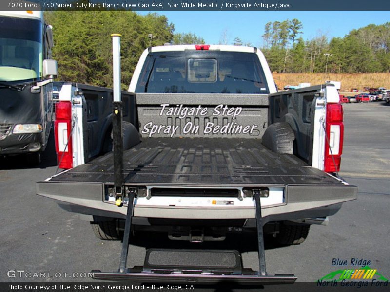 Star White Metallic / Kingsville Antique/Java 2020 Ford F250 Super Duty King Ranch Crew Cab 4x4