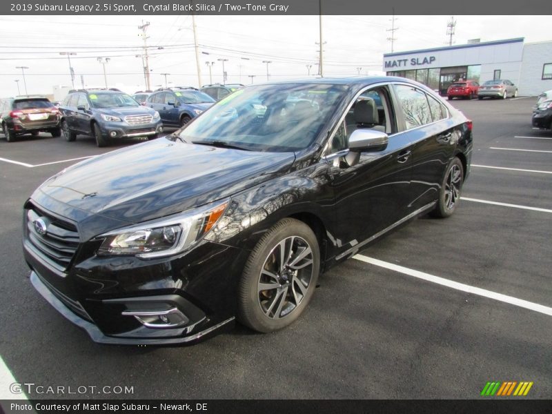 Crystal Black Silica / Two-Tone Gray 2019 Subaru Legacy 2.5i Sport