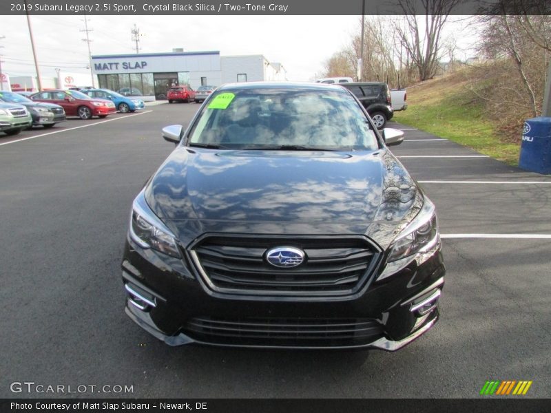 Crystal Black Silica / Two-Tone Gray 2019 Subaru Legacy 2.5i Sport
