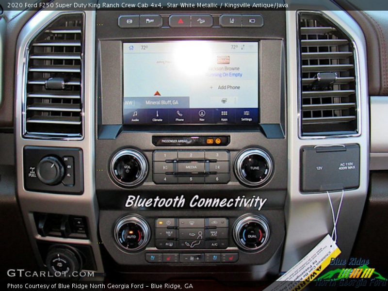 Star White Metallic / Kingsville Antique/Java 2020 Ford F250 Super Duty King Ranch Crew Cab 4x4