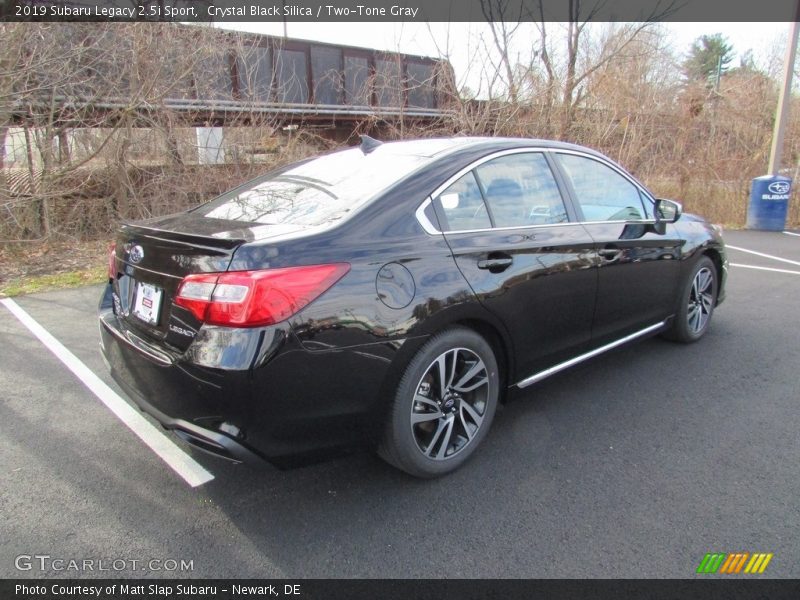 Crystal Black Silica / Two-Tone Gray 2019 Subaru Legacy 2.5i Sport