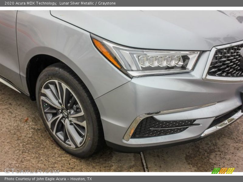 Lunar Silver Metallic / Graystone 2020 Acura MDX Technology