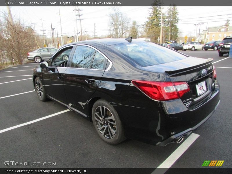 Crystal Black Silica / Two-Tone Gray 2019 Subaru Legacy 2.5i Sport