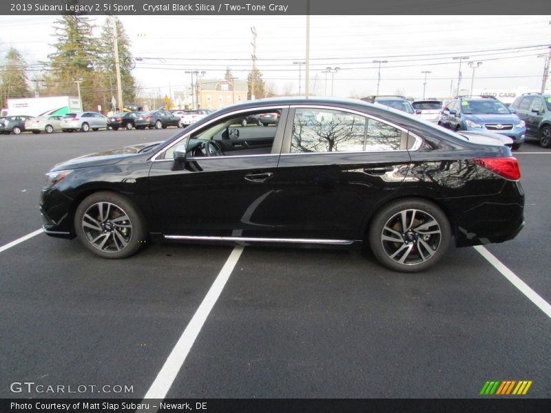 Crystal Black Silica / Two-Tone Gray 2019 Subaru Legacy 2.5i Sport