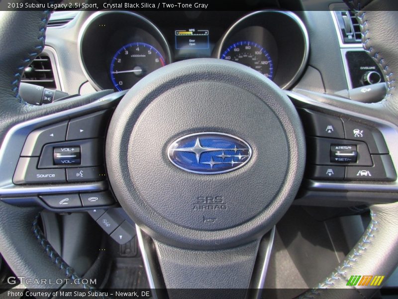Crystal Black Silica / Two-Tone Gray 2019 Subaru Legacy 2.5i Sport