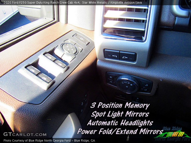 Star White Metallic / Kingsville Antique/Java 2020 Ford F250 Super Duty King Ranch Crew Cab 4x4