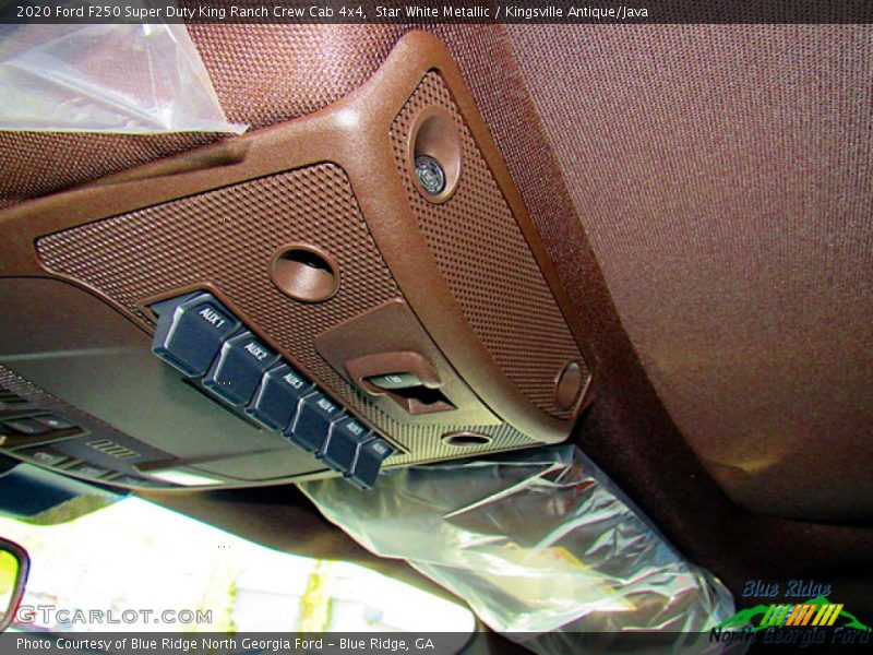 Star White Metallic / Kingsville Antique/Java 2020 Ford F250 Super Duty King Ranch Crew Cab 4x4
