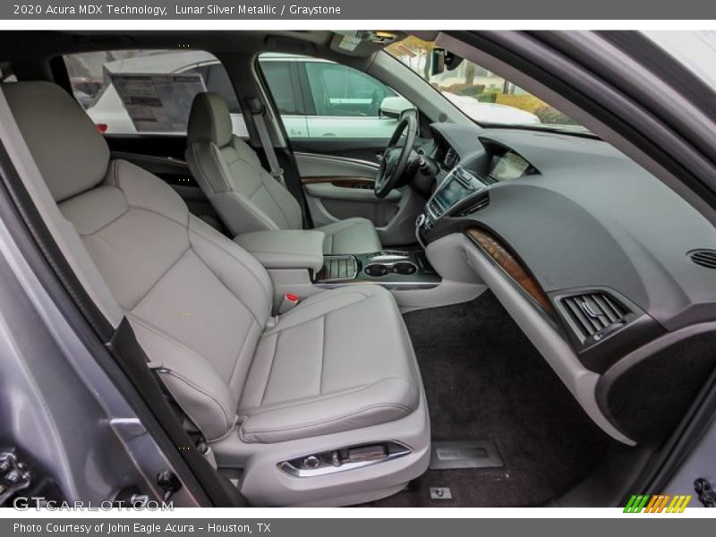 Front Seat of 2020 MDX Technology