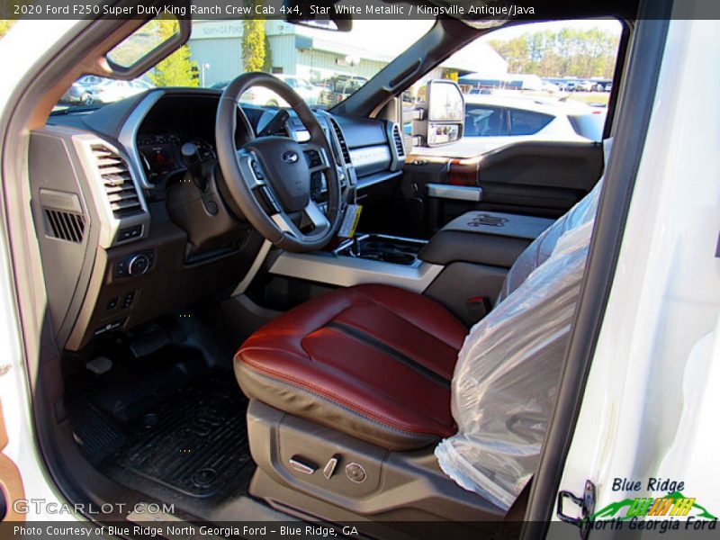 Star White Metallic / Kingsville Antique/Java 2020 Ford F250 Super Duty King Ranch Crew Cab 4x4