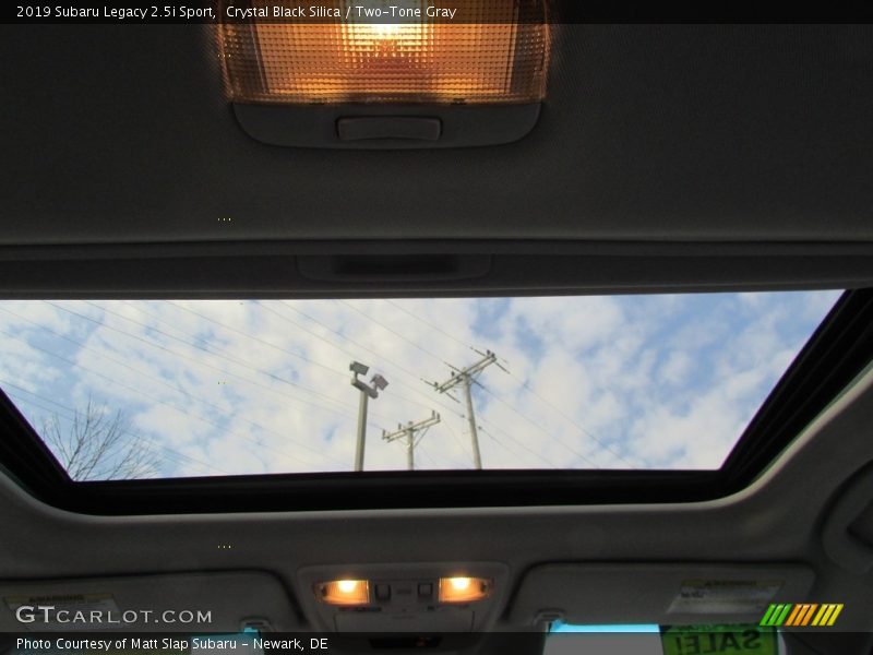 Crystal Black Silica / Two-Tone Gray 2019 Subaru Legacy 2.5i Sport