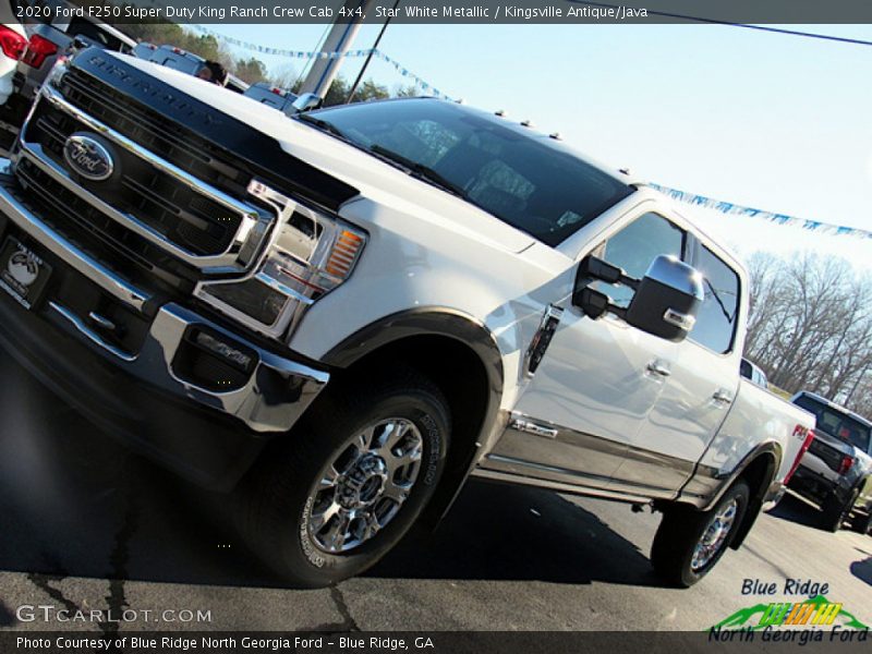 Star White Metallic / Kingsville Antique/Java 2020 Ford F250 Super Duty King Ranch Crew Cab 4x4