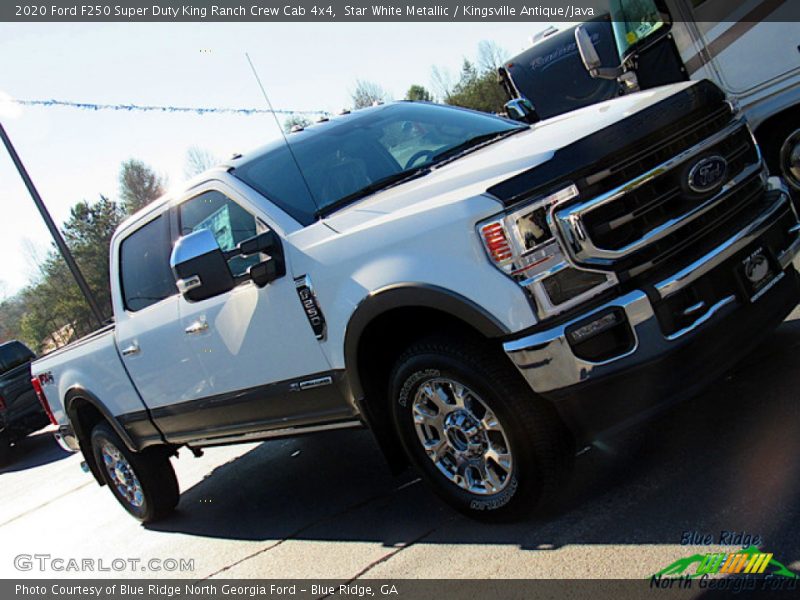 Star White Metallic / Kingsville Antique/Java 2020 Ford F250 Super Duty King Ranch Crew Cab 4x4