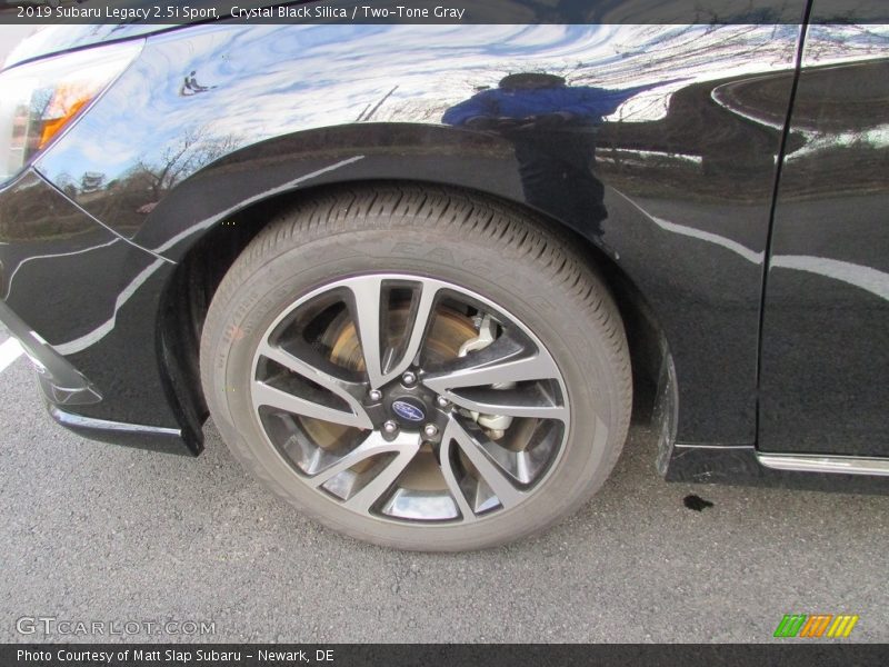 Crystal Black Silica / Two-Tone Gray 2019 Subaru Legacy 2.5i Sport
